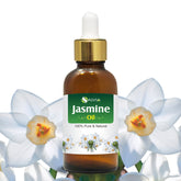 Salvia Jasmine oil bottle front view for aroma exploration.