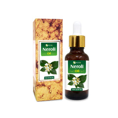Salvia Neroli Oil amber bottle with dropper for pure aromatherapy.