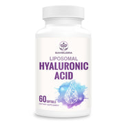 Sambugra liposomal hyaluronic acid bottle for convenient daily hydration support.