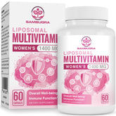 Sambugra liposomal multivitamin bottle with 60 servings for daily immune support