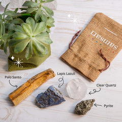 SAMSARI Abundance XL Lapis Lazuli crystal enhances self-expression and intuition