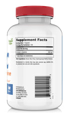 SAN NAC capsules closeup emphasizing easy-to-swallow formula and potency.