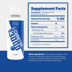 SAN Nutrition L-Carnitine 3000 bottle pour demonstrates convenient liquid serving