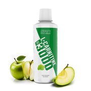SAN L-Carnitine 3000 Green Apple bottle, convenient liquid supplement for daily energy support.