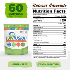 SAN Rawfusion natural chocolate shake with creamy texture