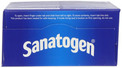 Sanatogen high protein powder ingredients graphic highlights protein options
