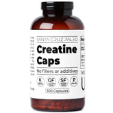 Santa Cruz Paleo Creatine Capsules bottle showcasing 2.5g serving for strength and power