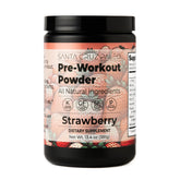 Santa Cruz Paleo pre-workout strawberry tub, clean energy with electrolytes.