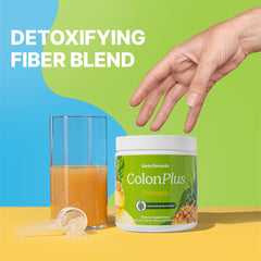 Santo Remedio Colon Plus label highlights milk thistle and probiotic blend.