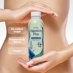 Pouring Santo Remedio Digestion Plus into water for a fiber and prebiotic boost.