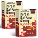 Sapotax Korean Red Panax Ginseng Gummies bottle for portable daily use