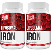 Sapotax Liposomal Fe softgel bottle shown for daily iron support.