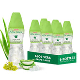 Sappe Aloe Vera Drink bottle with large aloe pulp for refreshing hydration.