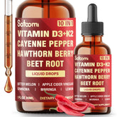 Satoomi 10in1 Cayenne drops bottle pour for daily vitality and digestion support