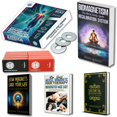 SaveMeMagnets biomagnetism kit magnets in action for relaxation and energetic balance