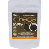 Sayan Chaga powder bottle ready to support daily immune and digestion routines.