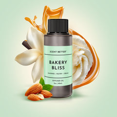 SB Scent Better Bakery Bliss diffuser dispense promotes steady fragrance in home or office.