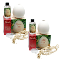 Scent Shop Skeeter Screen Patio Egg diffuser in ceramic design for outdoor fragrance