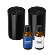ScentBots waterless diffuser setup for home use with compact cordless design.