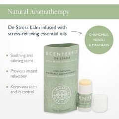 Scentered de-stress balm 1.5g ready to apply to pulse points