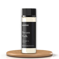 Scentia Dream Walk cedarwood note adding warmth to the space.