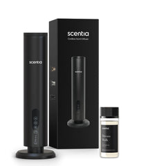 Scentia Max wireless diffuser front view releasing a soft, even fragrance.