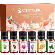 SCENTNARIO lavender oil bottle for calming relaxation in a diffuser