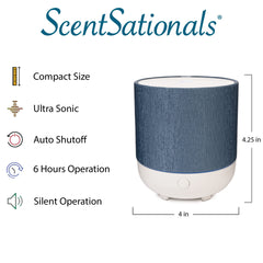 Scentsationals Eclectic Diffuser water max line guides easy, mess-free setup.