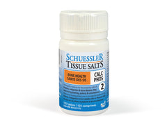 Schuessler Calc Phos 6X 125 CT bottle front view for bone health support.
