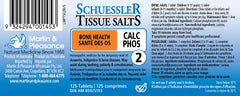 Schuessler Calc Phos 6X tablets close-up for daily vitality.
