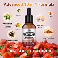 Scibalia red yeast rice label graphic highlighting lipid-friendly ingredients