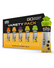 Science in Sport GO isotonic energy gel pack 7 front view for quick endurance fueling