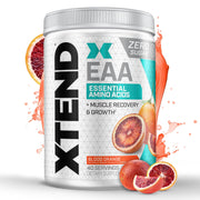 Scivation Xtend EAA + BCAA powder tub front shows a sugar-free intra-workout option