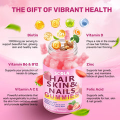 Front packaging of SCOLA bottle emphasizes gluten-free, non-GMO quality.