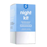 SCULPT Night Kit bottle closeup showing the sleep-supporting, clean formula.