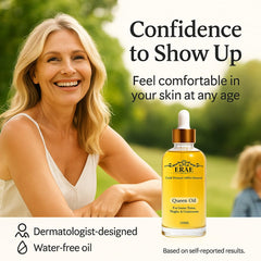 SDXJIOGE Erae Queen Oil applying on arm to smooth texture.