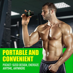Weightlifter performing a lift with SEAJEA salts for focus