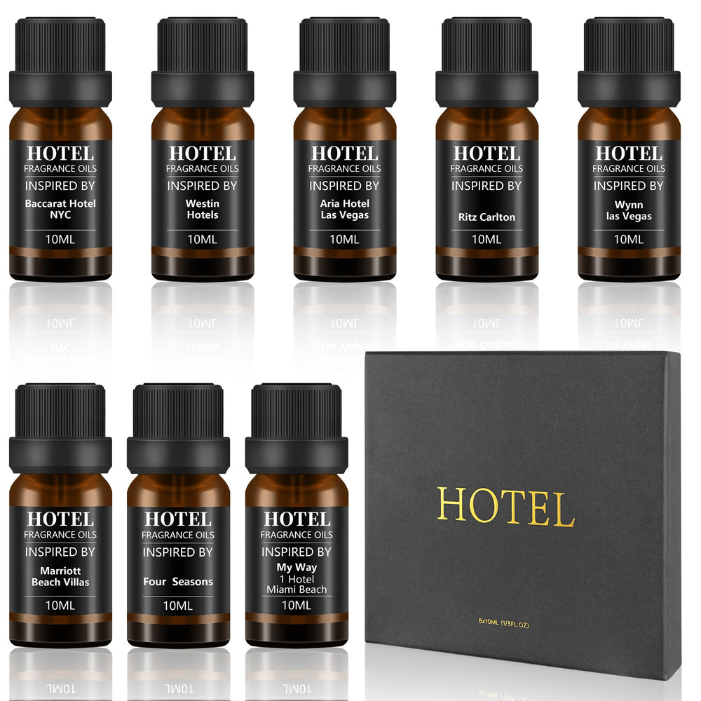 SEAMOSH Hotel Collection diffuser bottle with hotel-inspired fragrance for refined home ambiance.