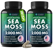 Secret Element Sea Moss Capsules bottle front for everyday immune and energy support