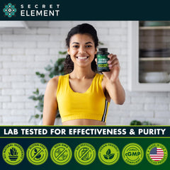 Secret Element Bergamot capsules 2-pack ready for daily wellness.