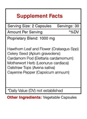 Secrets of the Tribe Blood Pressure Secret ingredients blend highlights plant-based raw material.