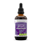 Secrets of the Tribe Carpal Secret bottle close-up for easy dosing