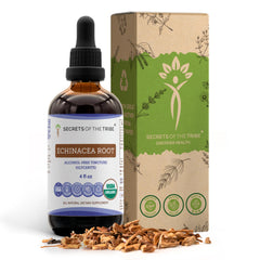 Secrets of the Tribe echinacea bottle pour for easy daily dosing