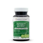 Secrets of the Tribe Intesti Secret bottle for daily gut support.