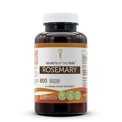 Secrets of the Tribe rosemary bottle on a kitchen counter for daily wellness routine