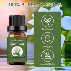 Sedbuwza Gardenia diffuser setup with drops for a fresh room scent