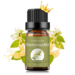 Sedbuwza Honeysuckle oil bottle showcasing pure floral aroma for relaxing spaces