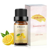 Sedbuwza lemon oil bottle with pure natural fragrance for diffusers and skincare.