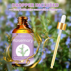 Sedbuwza rosemary oil dropper-cap bottle allows precise, easy dispensing