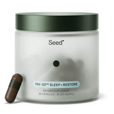 Seed PM-02 sleep bottle ready for a calming nightly routine and easy capsule intake.